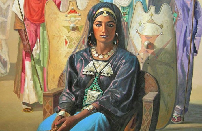 У некоторых народов существовало женское письмо, например, у туарегов