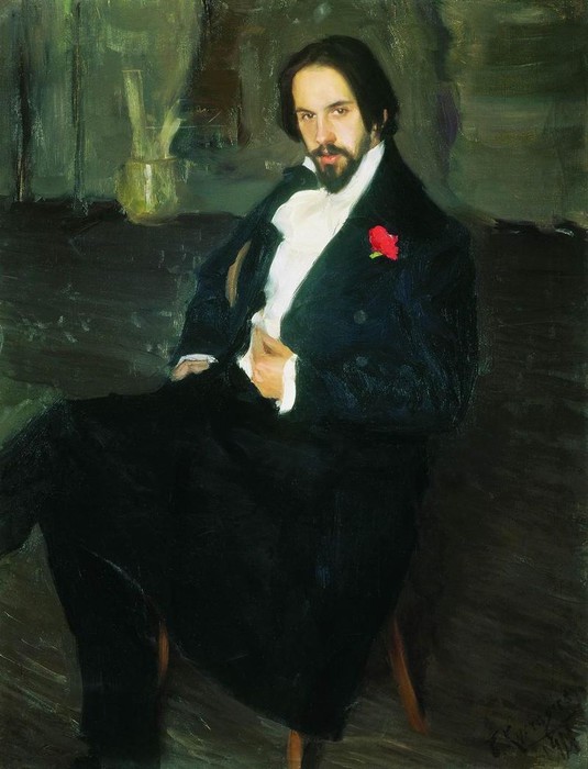 Портрет Ивана Билибина от Бориса Кустодиева.