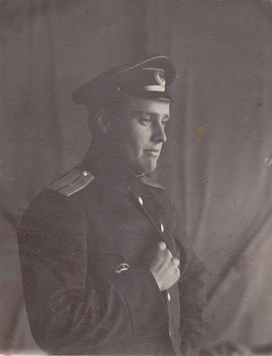 Александр Валентинович Серов во время Первой Мировой войны.