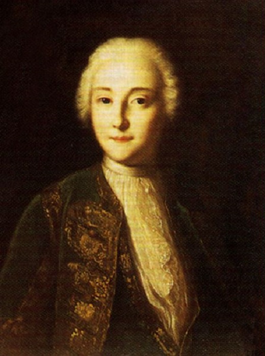Портрет Елизаветы Петровны в мужском платье, Луи Каравак.