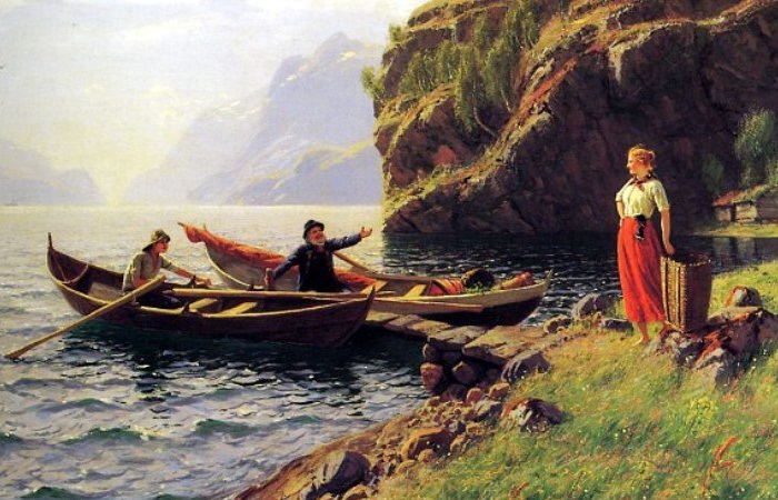 Как норвежцы Поморье осваивали: российское подданство, контрабанда и тюленьи войны. Картина Ханса Даля.