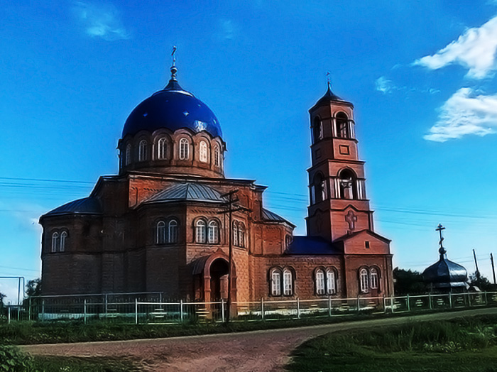 Троицкий храм в Утевке.