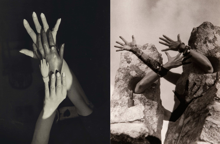 Руки - также частый мотив творчества Клод Каон.