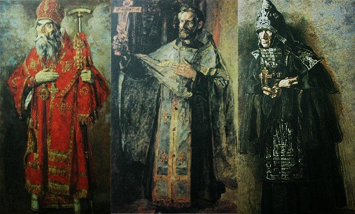 Образы деятелей русской православной церкви.