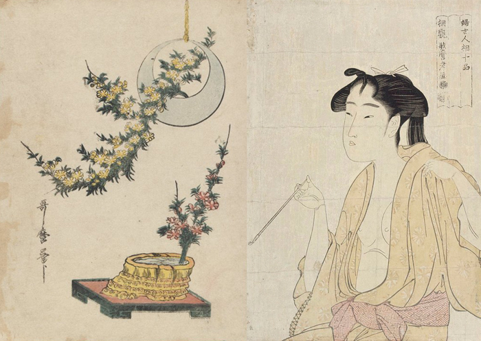 Утамаро - классик японской гравюры.