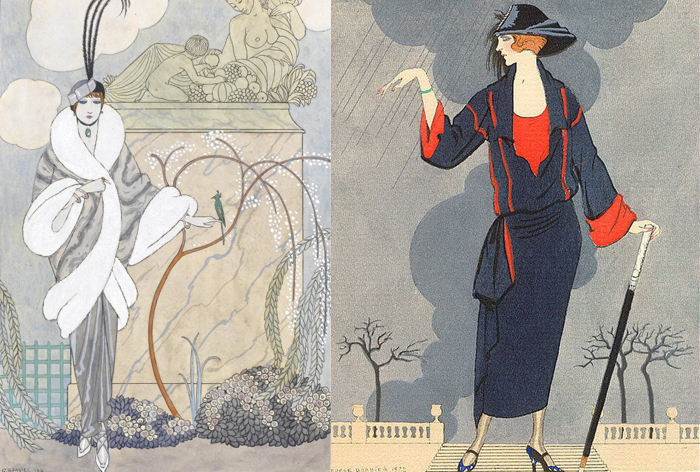 Модные иллюстрации Жоржа Барбье.