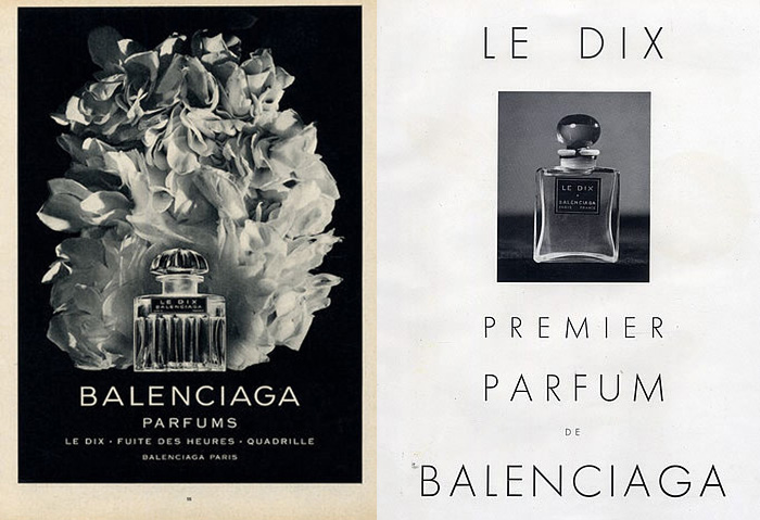 Реклама парфюма от Баленсиаги.