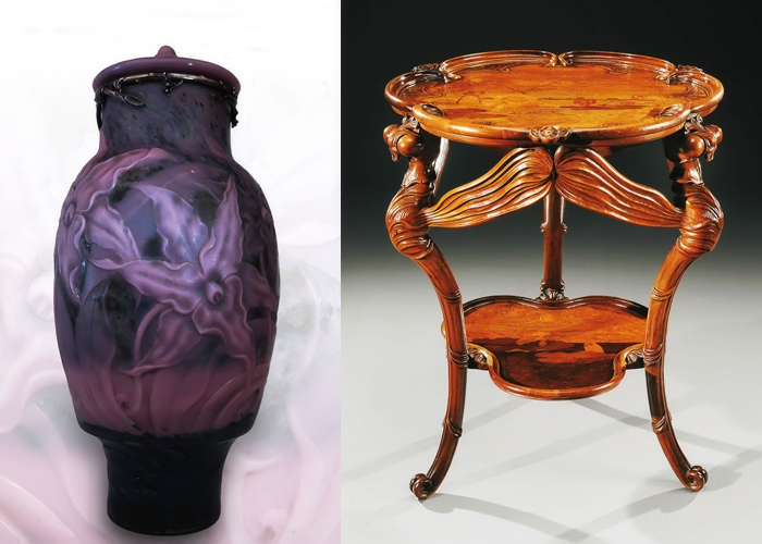 Галле создавал не только вазы, но и мебель.