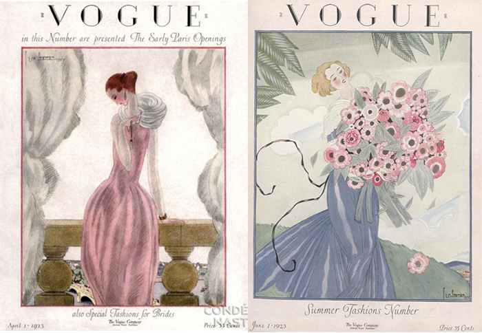 Иллюстрации для обложек Vogue.