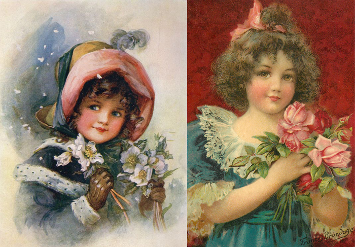 Фрэнсис стала знаменитой благодаря портретам милых малюток.