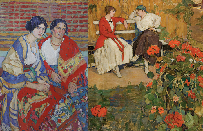 Больше всего Киселева любила писать женщин в ярких нарядах.