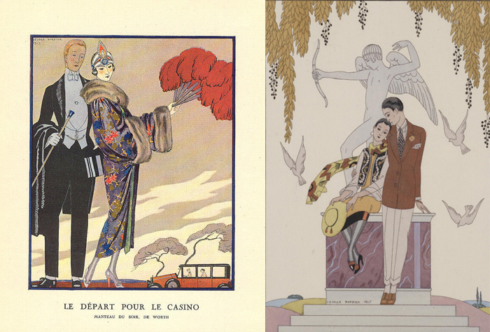 Иллюстрации Жоржа Барбье.