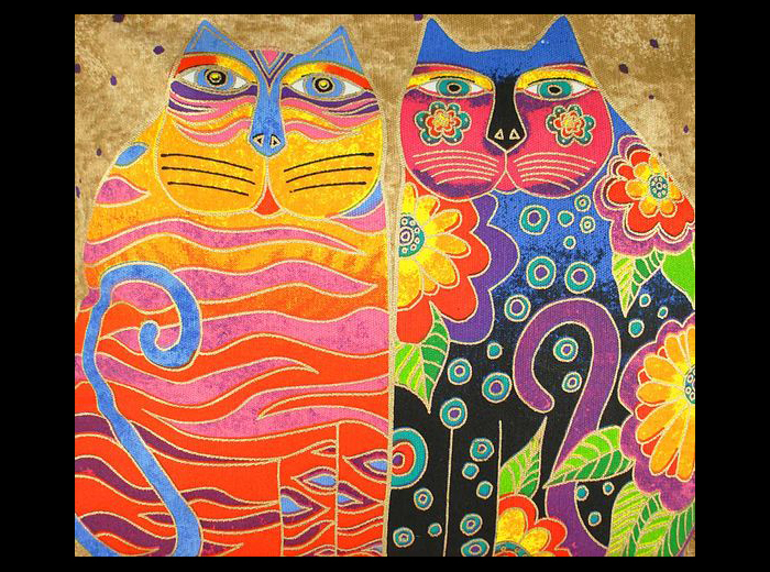 Лорел мечтала нарисовать как можно больше разноцветных кошек.