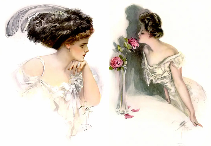 Фишер создавал в своих иллюстрациях идеал красоты.