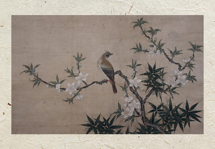 Цветы и птицы - популярный жанр японской живописи.