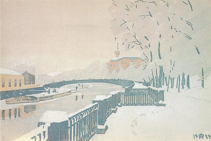 Ленинград. Летний сад зимой.