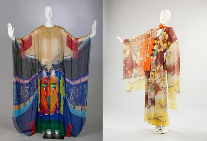 Шелковые платья-кимоно Ханае Мори.
