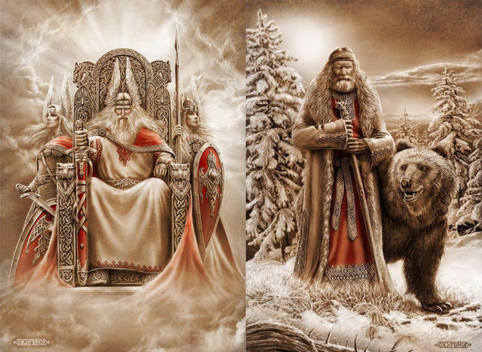 Древние боги в работах Игоря Ожиганова.