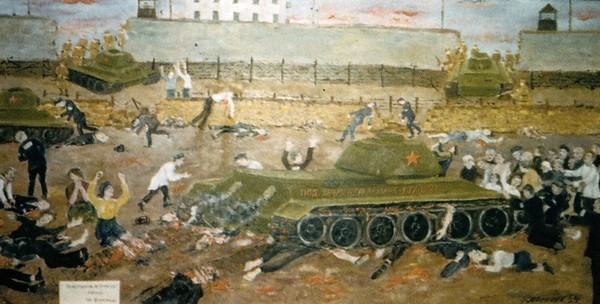«Кровь Кенгира» — картина участника восстания Юрия Ференчука