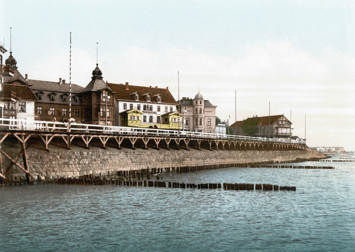 Так выглядел городок в 1900 году.
