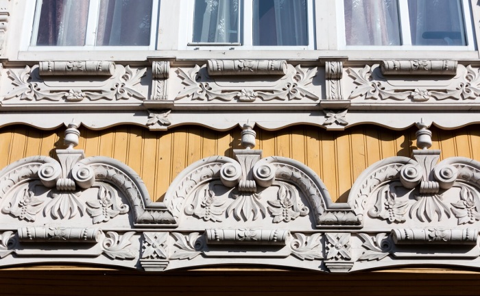 Дом очень богато украшен и в некоторых его элементах историки видят символизм. /Фото: tomsk.ru