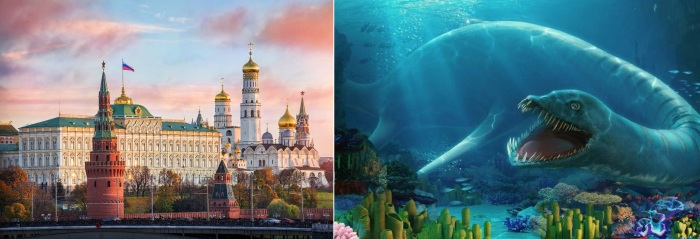 Москва когда-то была морем.