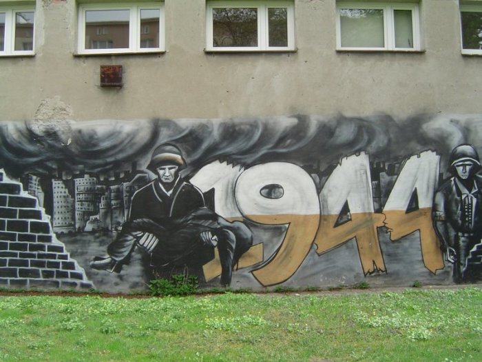 Граффити, посвященное Варшавскому восстанию 1944 года. /Фото:sppw1944.org