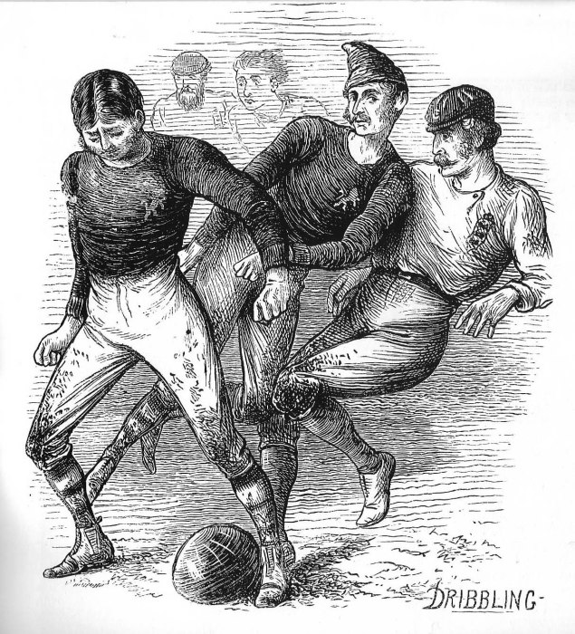 Футбол в Шотландии, 1872 год/ Фото:howlingpixel.com