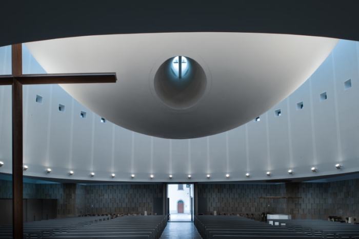 Необычный проект студии Греготти: религиозное здание./Фото: Марио Феррара