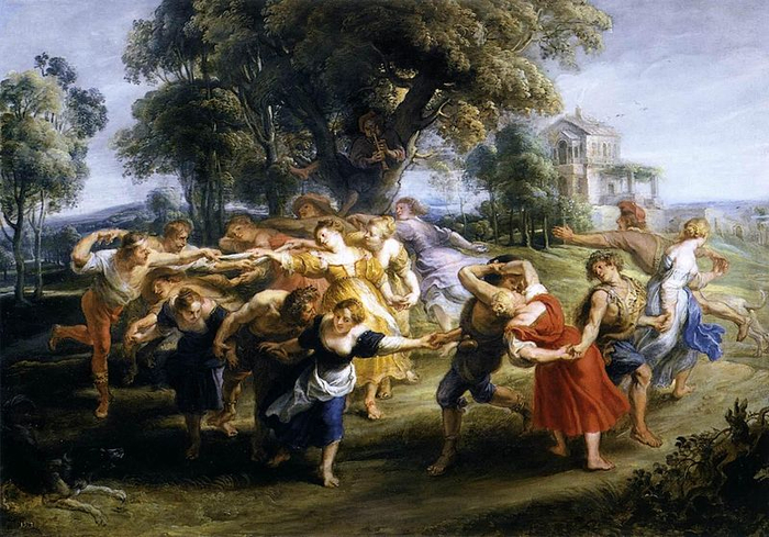 Рубенс. Танец итальянских крестьян