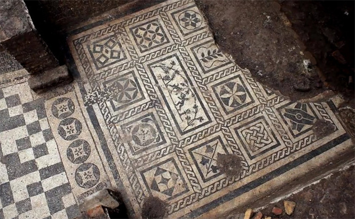 Мозаика прекрасно сохранилась. /Кадр из видеосюжета Rusty's Archaeology Zone на youtube