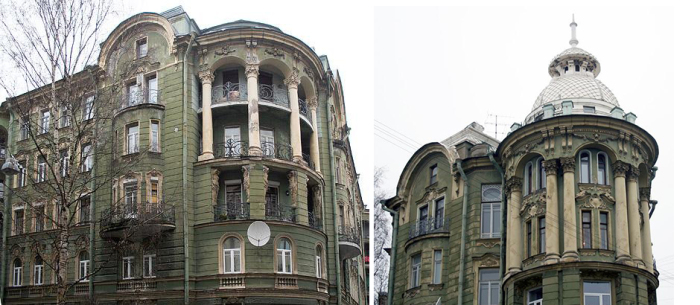 Фрагменты здания (постсоветское время). /Фото:citywalls.ru