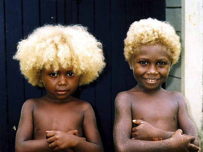 Натуральные блондины с Соломоновых островов. /Фото:fotocdn.net