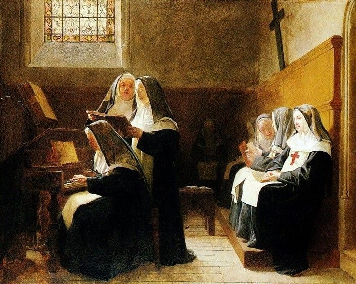 Жизнь в монастыре была для молодой женщины невыносима.