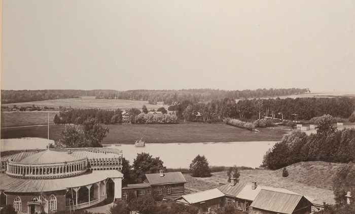 Вид на старое Царицыно (сейчас - Орехово-Борисово Северное), примерно 1900 год. /Фото:pastvu.com 