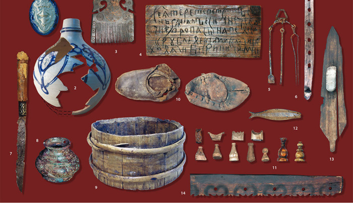 Esta es solo una pequeña fracción de la vasta colección de artefactos encontrados durante las excavaciones.  / Foto: oursociety.ru
