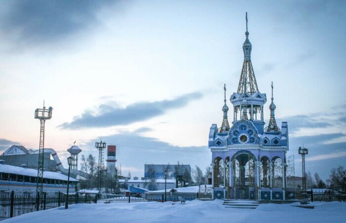 Так выглядит часовня зимой. /Фото:181msp.ru