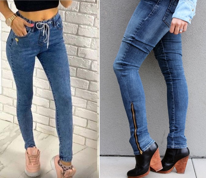 На смену узким джинсам пришли широкие.