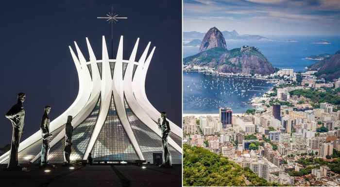 Бразилиа и Рио-де-Жанейро.