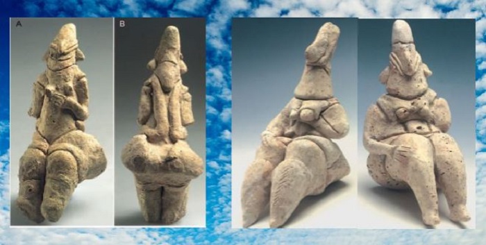 Найденные ранее фигурки языческой богини.