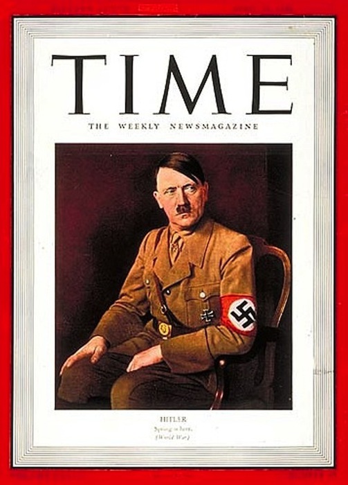 Гитлера считали сильным и устрашающим лидером, подмявшим под себя раболепствующую Европу, однако на деле все оказалось еще страшнее. /Обложка журнала а Time
