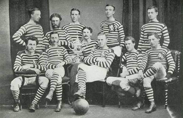 1873 год, Шотландская команда «Квинс Парк»