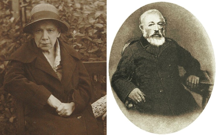 Сестра Ленина Анна и их дед Александр Бланк.