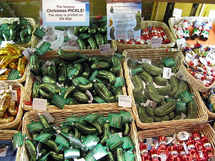 Огурцы на рождественских базарах пользуются спросом
