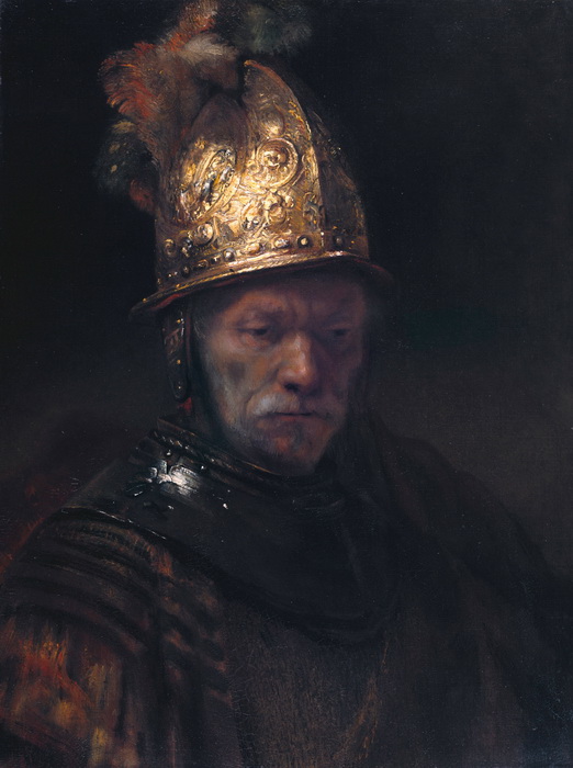 Круг Рембрандта. Мужчина в золотом шлеме