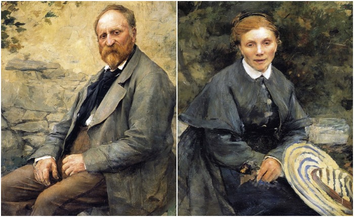 Портреты отца и матери художника