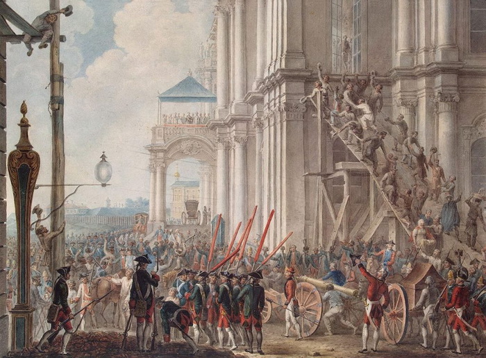 В результате дворцового переворота 28 июня 1762 года Екатерина взошла на российский престол
