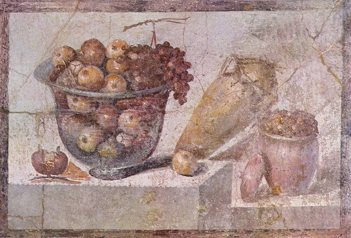Древнеримская фреска из г. Помпеи