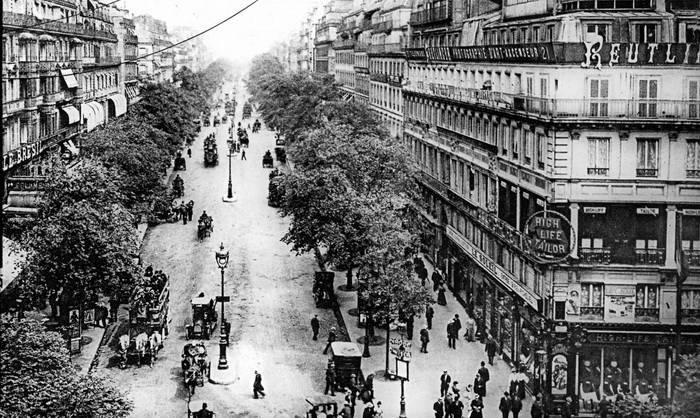 Монмартр, бульвар на рубеже XIX и XX веков