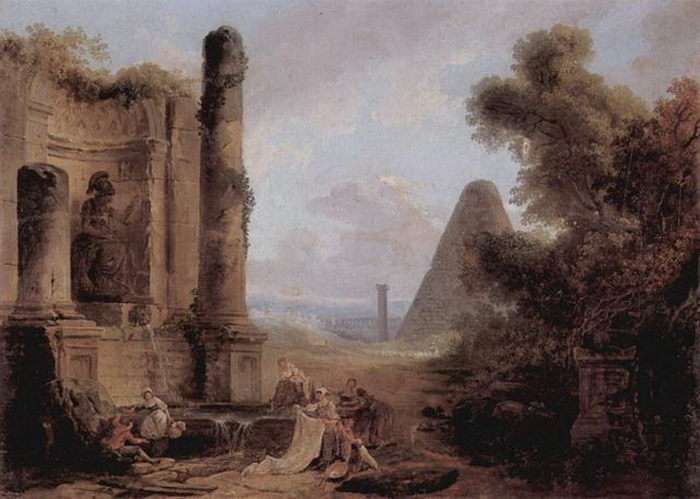 Египет в изображении Робера Юбера, художника-руиниста XVIII века